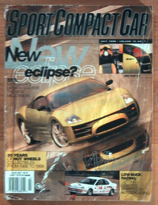 SPORT COMPACT CAR 1998 JULY - AUTOCROSSING, V-8 MR2